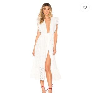 Revolve Majorelle eyelet lace dress